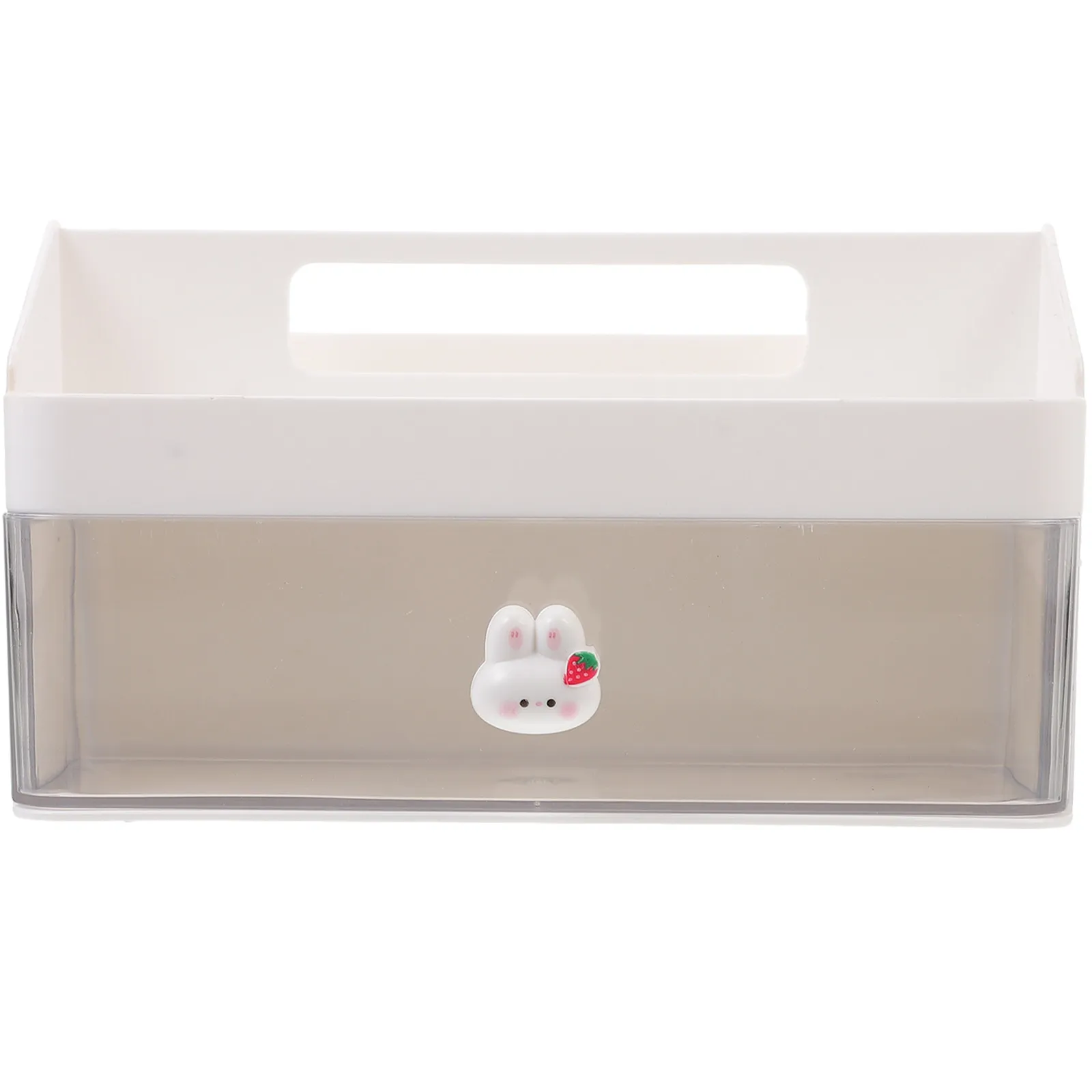 Large Capacity Plastic Desktop Organizer Storage Container Jewelry Makeup Holder for Office Home Desk Organizing