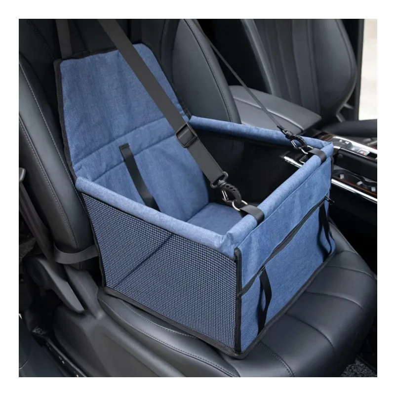 

Factory Waterproof Portable Folding Safety Travel Carrier Small Pet Dog Cat Booster Basket Car Seat