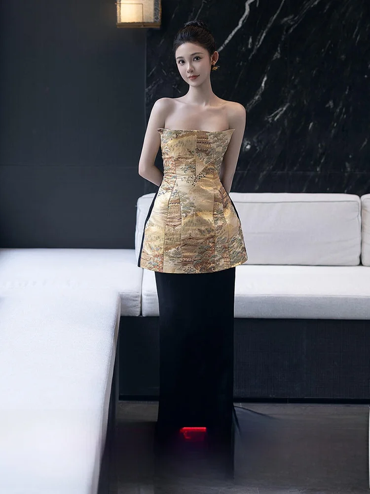 

Винтажное атласное платье с шлейфом для женщин: свадебное, вечернее, бальное, с застежкой-молнией, длина миди