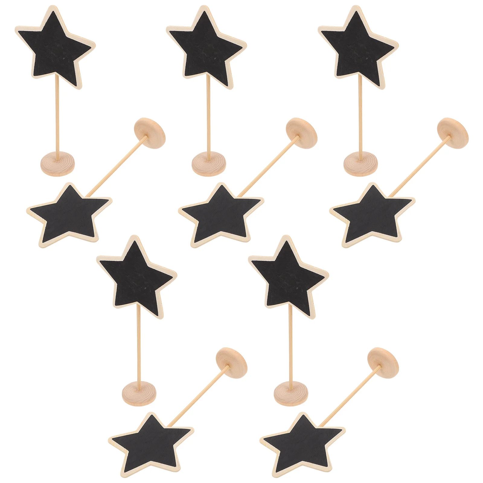 

10Pcs DIY Plants Toppers Wooden Chalkboards Xmas Chalkboard Picks Mini Chalkboard Picks Garden Blackboards Party Decor Plants