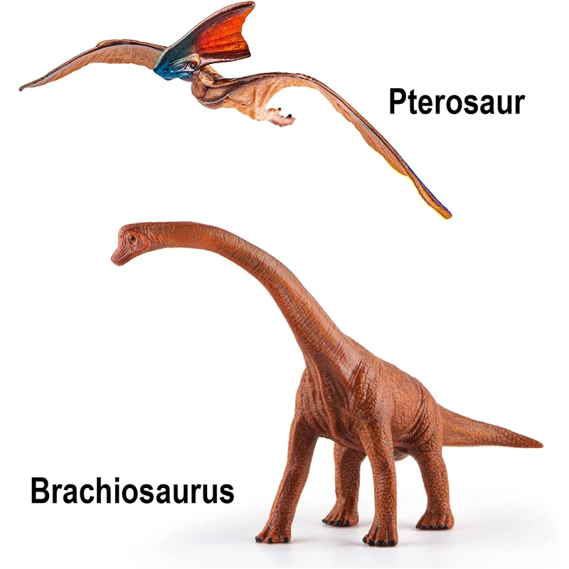 2PCS Jumbo Dinosaur Display Model Set, Realistic Dinosaur Figurines - Large Dino Collection & Gentle Playset for Boys and Girls