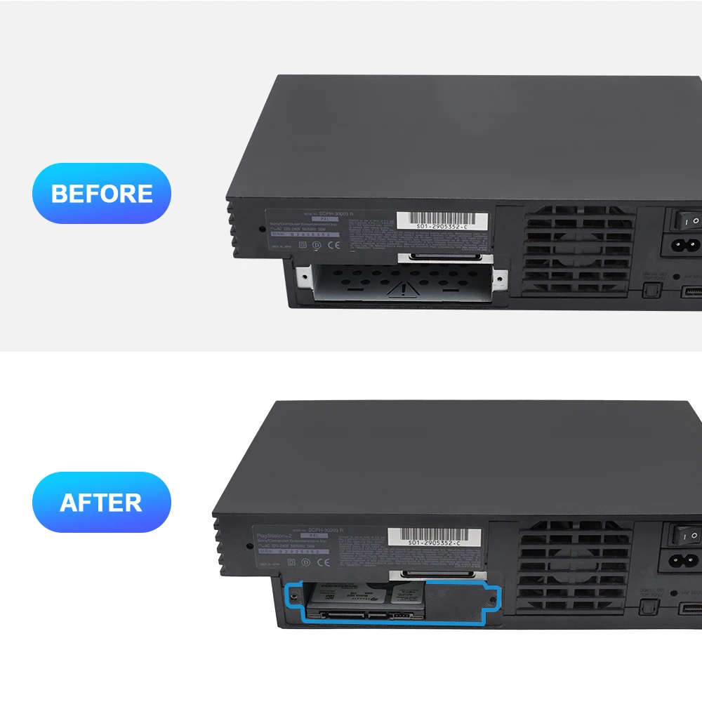 هد حامل القرص الصلب قوس دعم لسوني بلاي ستيشن 2 PS2 الدهون SCPH-30000 و 50000 لعبة وحدة التحكم الألعاب الملحقات