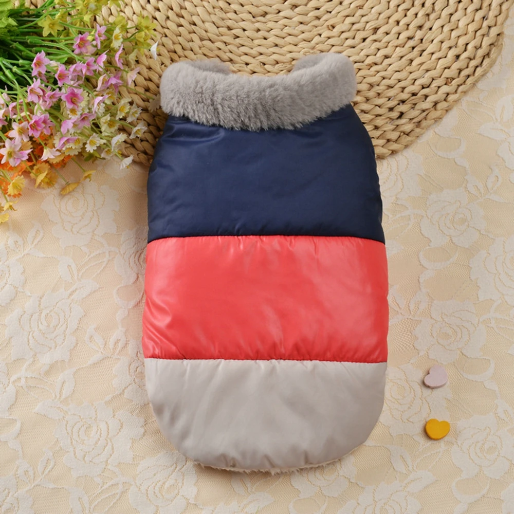 Warm Winter Coat Cotton Padded Vest Comfortable Clothes for Dog Cold Weather Coats Dog Cat Jacket for Home Outdoor Gift S-XXL