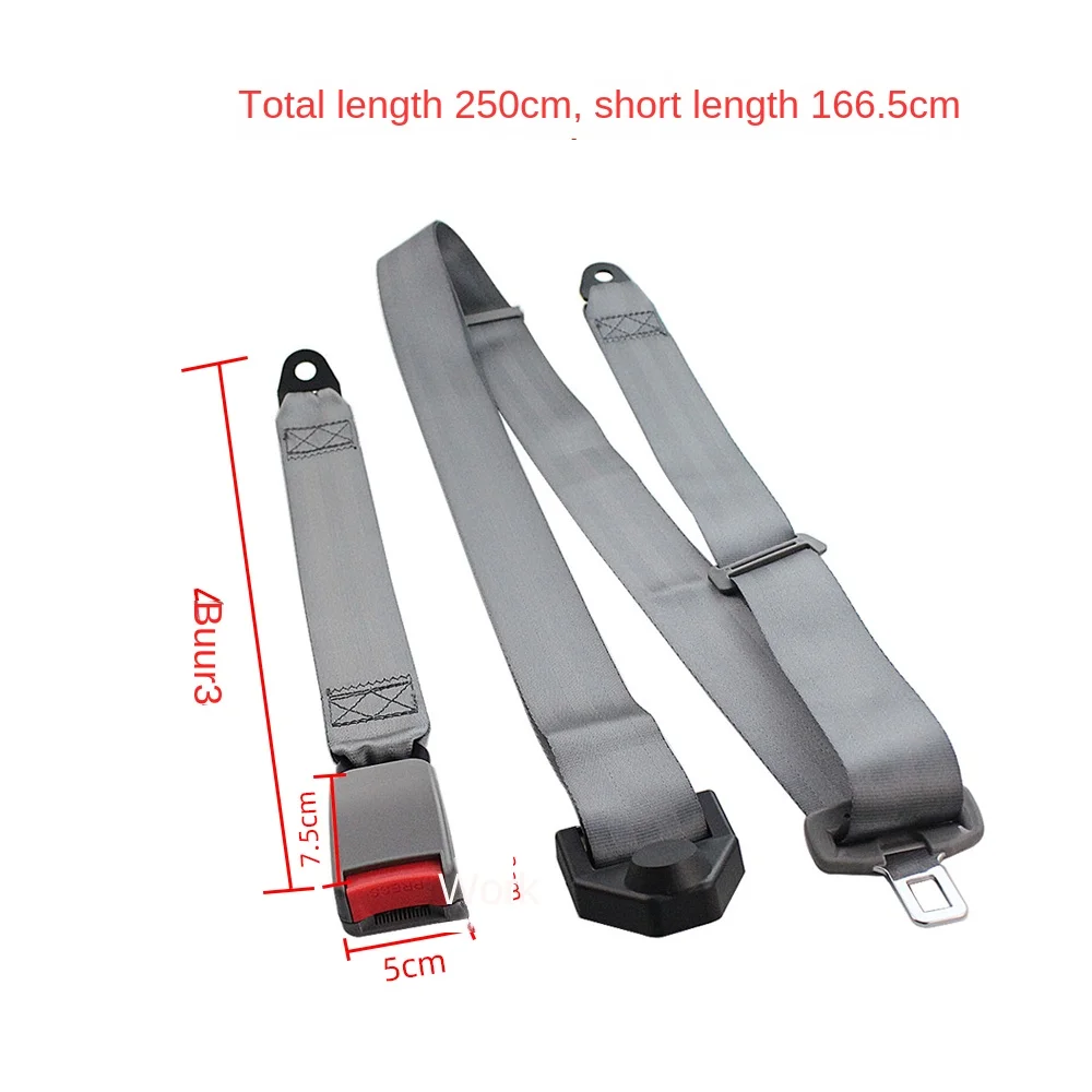 Universal Three-point Belt Buckle Seatbelt  Car Seat Belts Clip Belt Extension Plug Car Safety Belt Retainer Truck Seat Safety