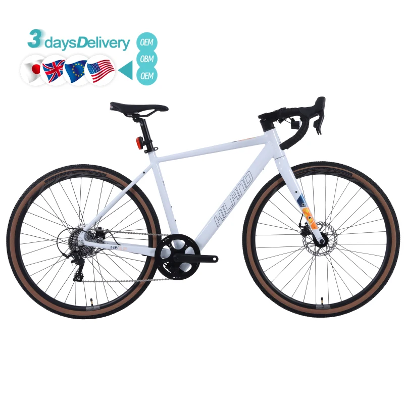 

700*40C 2025 Новая модель с алюминиевой рамой, высококачественный электрический гравийный шоссейный велосипед со скрытыми кабелями