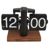 Automatically Page Turning Flipping Clock for Modern Home Office Decoration.Full of Sense of Technology.A Battery Included.