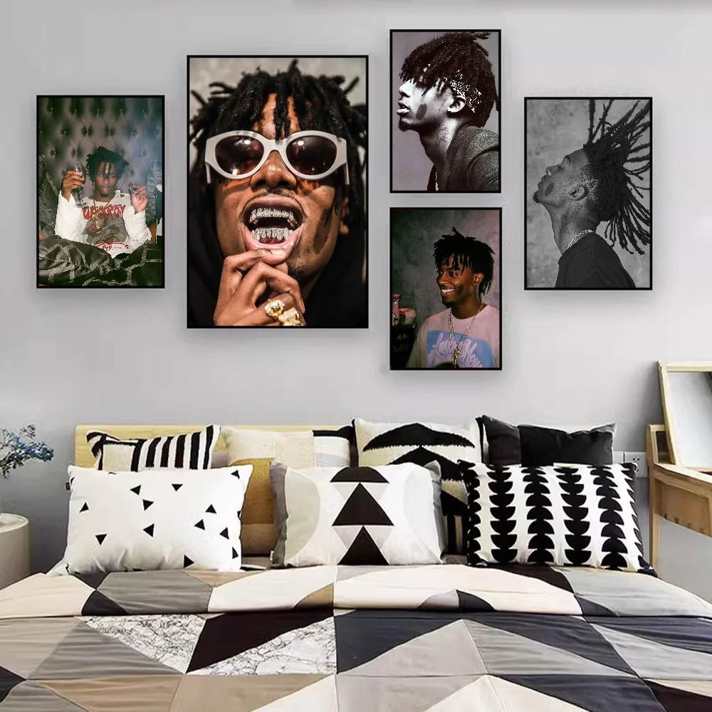 Fashion Rapper Music Star Playboi Carti Classic Vintage Posters Decoracion Painting Wall Art White Kraft Paper Kawaii Room Decor