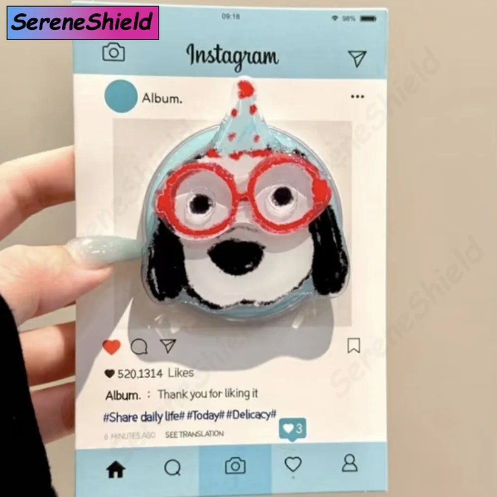 

Милый мультяшный щенок для держателя телефона Magsafe Griptok, подставка для телефона, аксессуары для iPhone, магнитный держатель