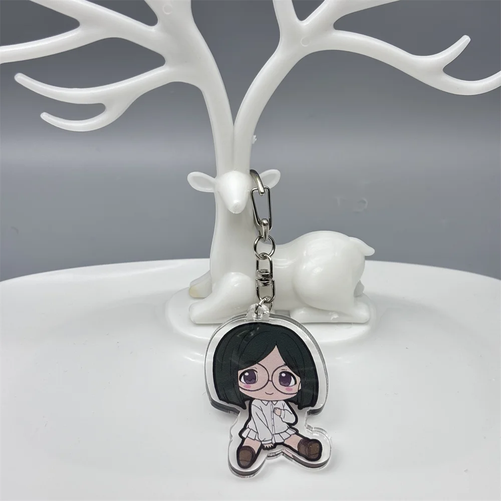 6CM  Anime Promise Dream Island Acrylic Keychain Model Cosplay Charm Characters Ornament Accesorios Goods Collection Gifts