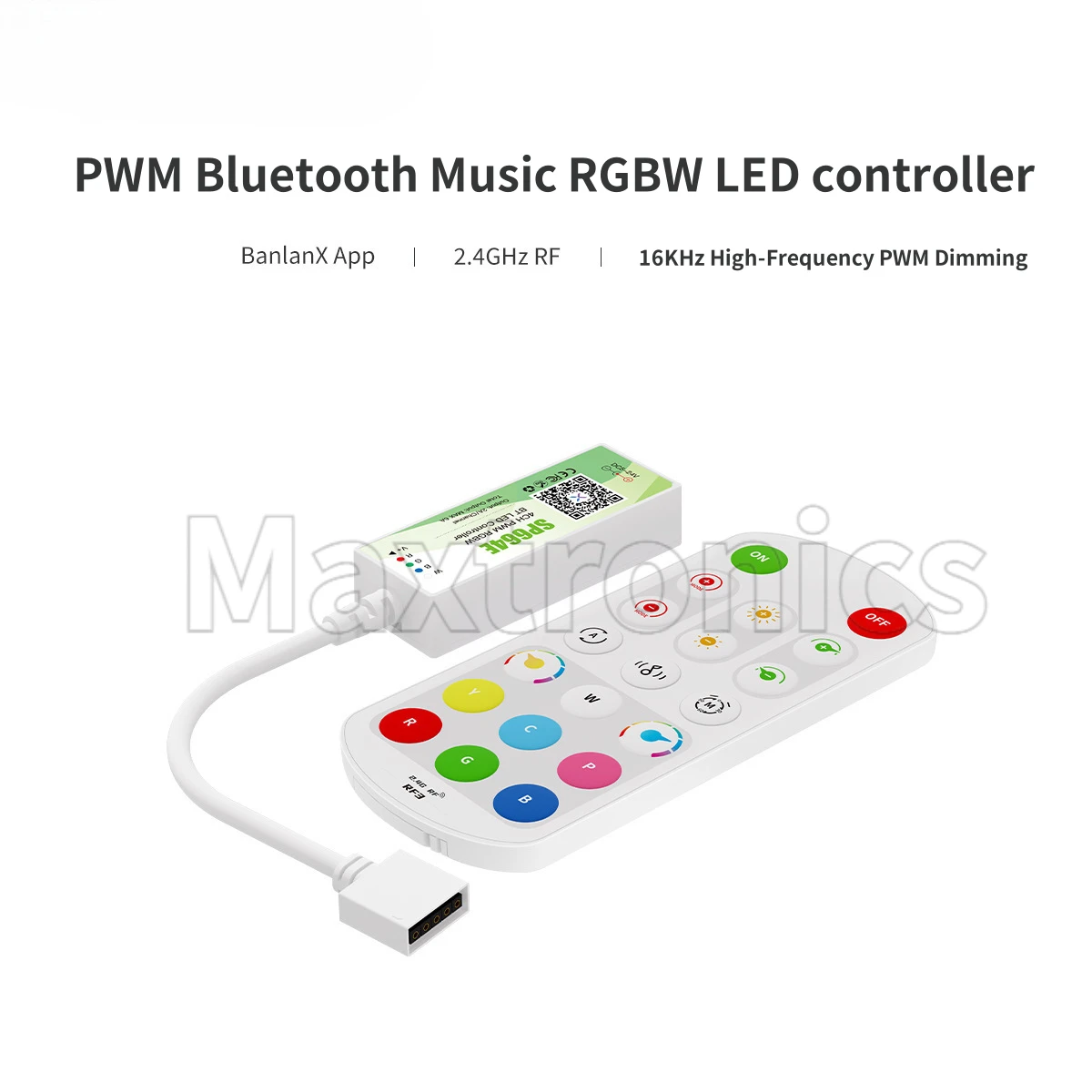 SP661E-SP665E DCV5-24V Bluetooth 1-5CH SPI PWM LED Controller APP RF Remote SingleColor CCT RGB RGBW RGBCCT Neon FCOB LightStrip