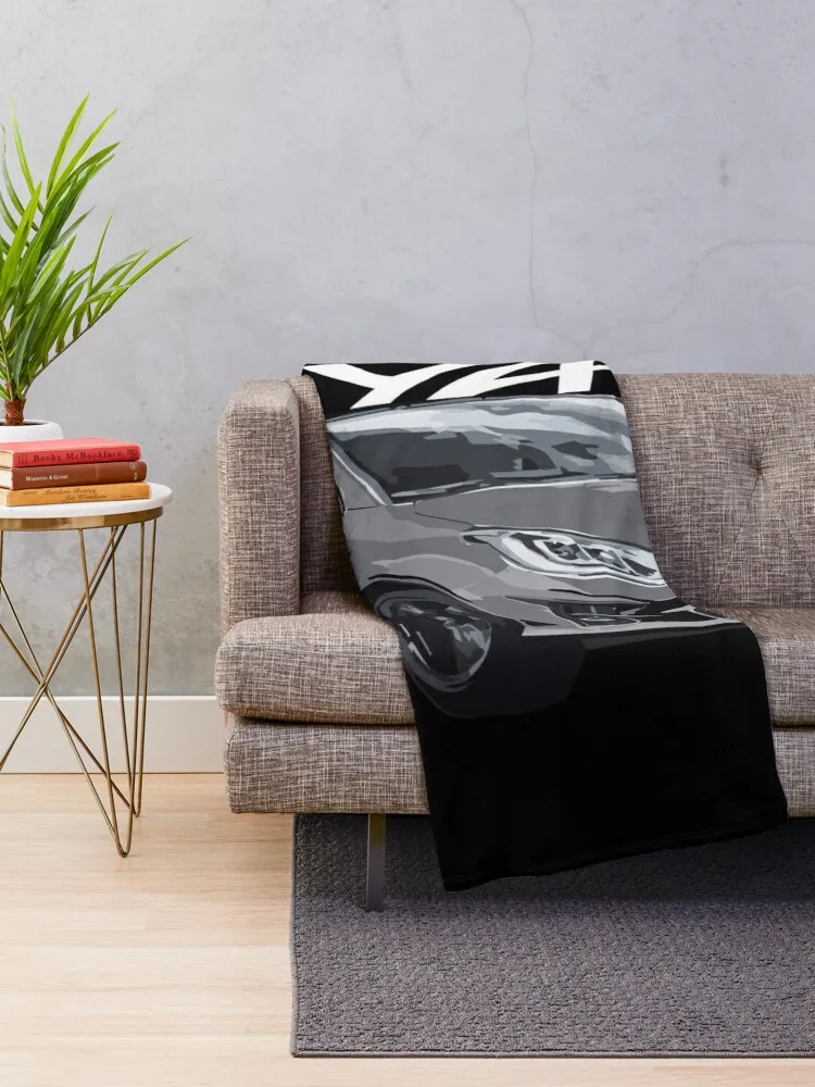 TOYOTA GR YARIS - black Throw Blanket Cute For Sofa Thin Flannel Fabric Blankets