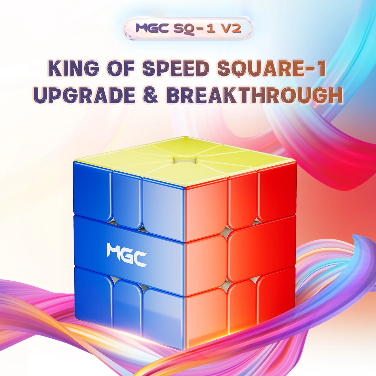 

YJ MGC SQ1 V2 Магнитный магический скоростной куб Профессиональные игрушки-непоседы Yongjun MGC Square-1 Cubo Magico Puzzle