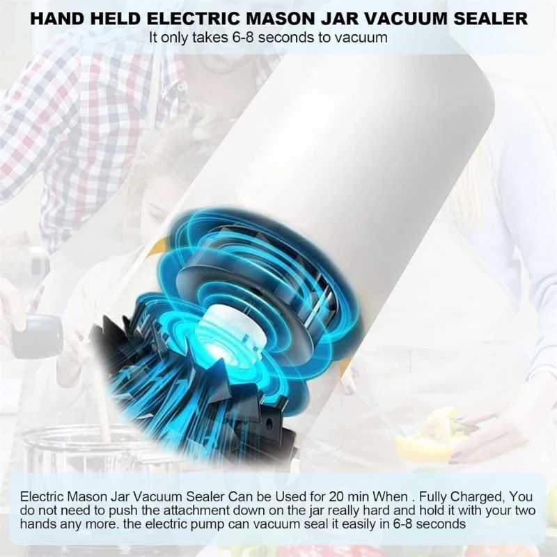 Máy hút chân không mini có thể sạc lại Túi đựng thực phẩm có dây kéo Máy hút chân không cầm tay