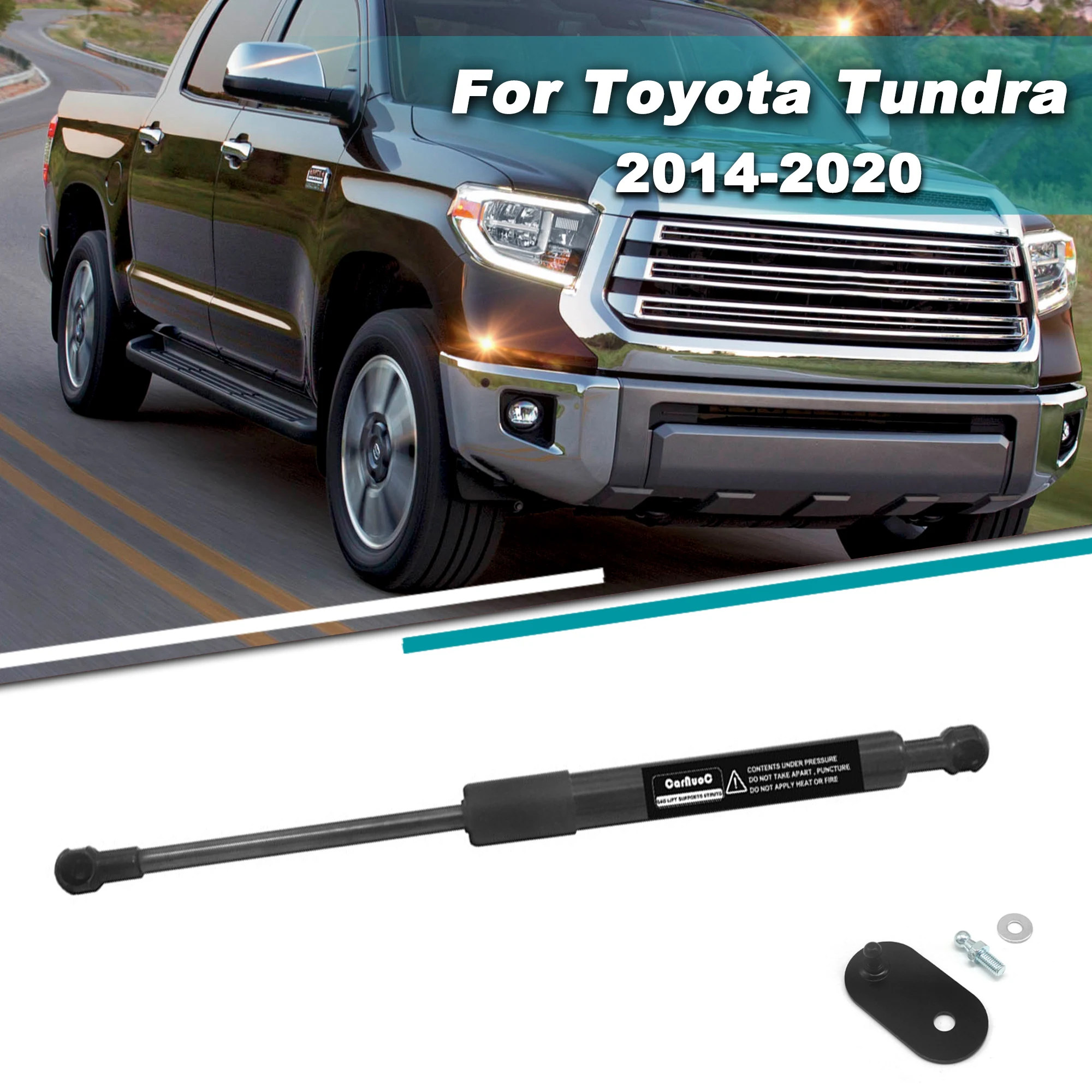Podnośnik tylnej klapy samochodu Wspomaganie amortyzatora Tylny wspornik podnośnika bagażnika Do Toyota Tundra 2014 2015 2016 2017 2018 2019 2020 Zestaw akcesoriów
