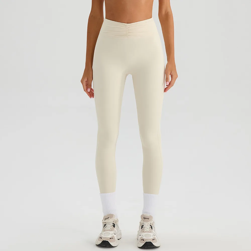 Women's Barely-There Lycra® Spandex High Waist 4-Way Stretch Active Leggings Ankle-Length for Yoga Running Gym Outerwear
