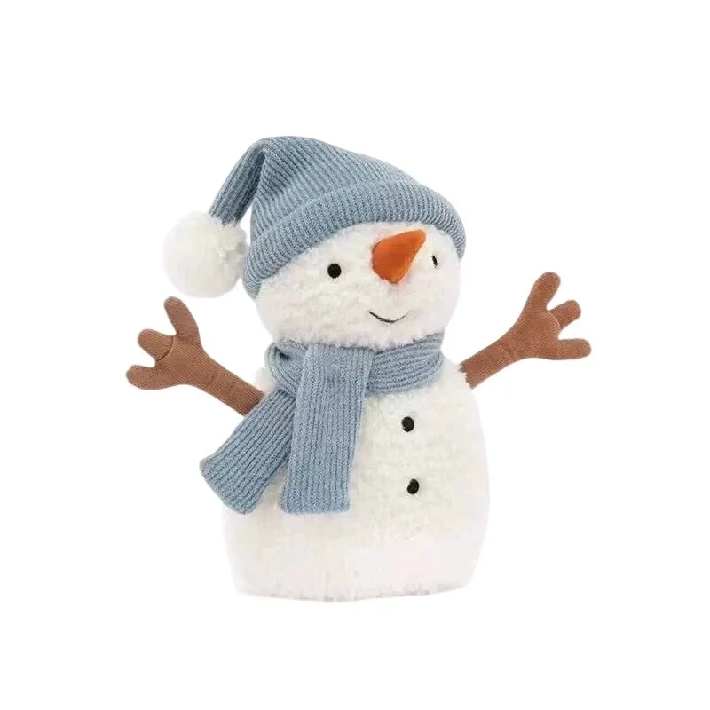 

Плюшевая игрушка-кукла Jellycat Samie the Snowman для детей, подарок на Рождество и день рождения, Великобритания