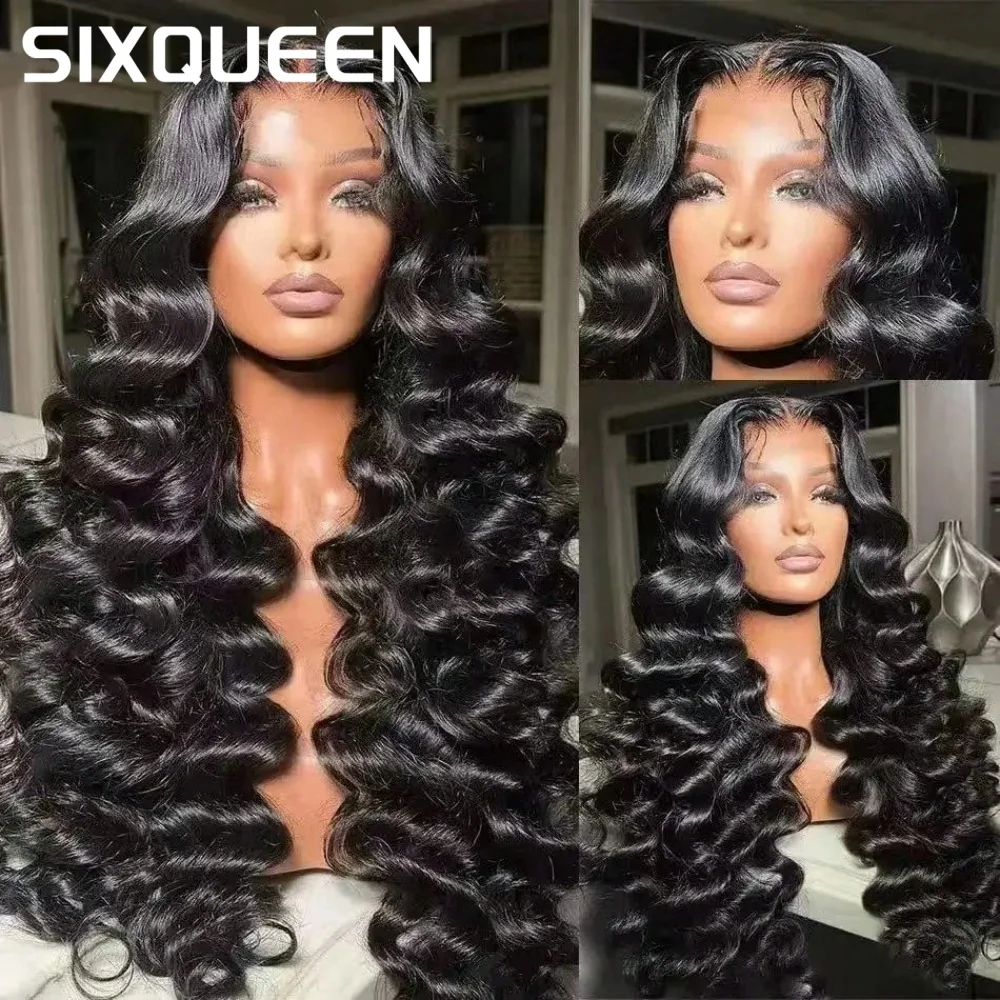 

Парик из натуральных волос с эффектом свободной волны, плотность 200%, 13x6 HD кружевной фронтальный парик, кудрявый парик с кружевной основой, бразильские волосы Deep Wave для женщин