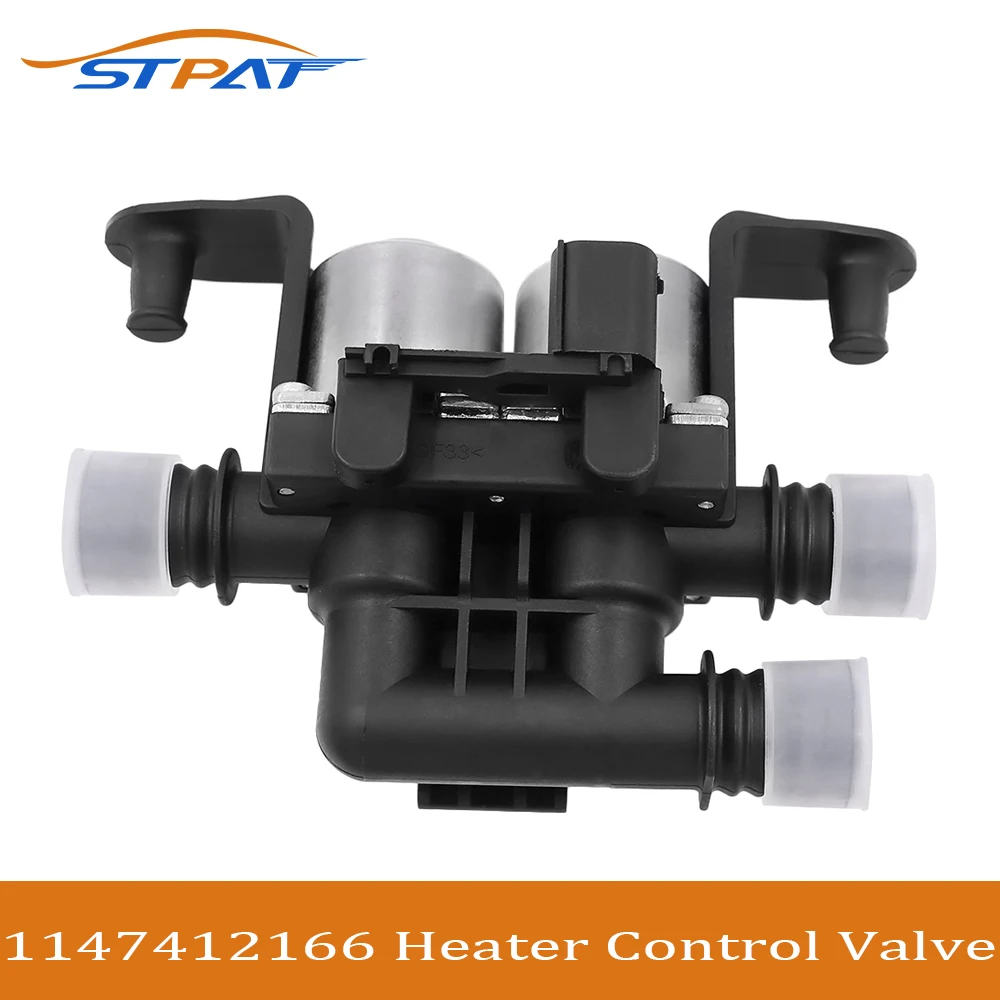 STPAT 1147412166 Heater Control Water Valve 64 11 6 910 544 for BMW X5 E53 E70 F15 X6 E71 F16 4.4i 4.8i 35iX 40iX  64116910544