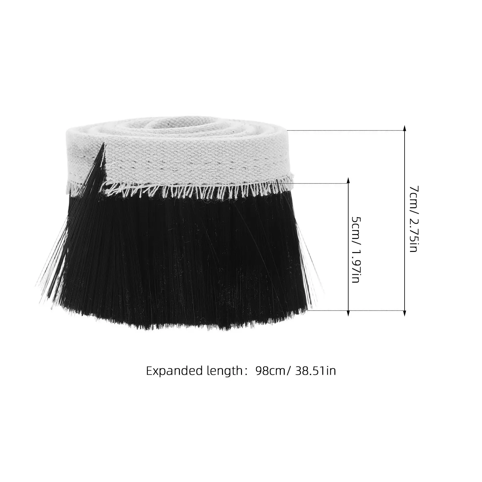 Cnc Dust Shoe Brush Canvas Nylon Strip Dust Collection Tool for Woodworking Engraving Machine Spindle Motor Router Vacuum