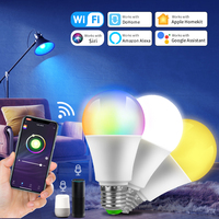 1/2/4PCS DoHome Homekit Siri Smart Bulb E27 12W WiFi Alexa Lamp Voice Control Google Assistant 85-265V Dimmable Timer Function