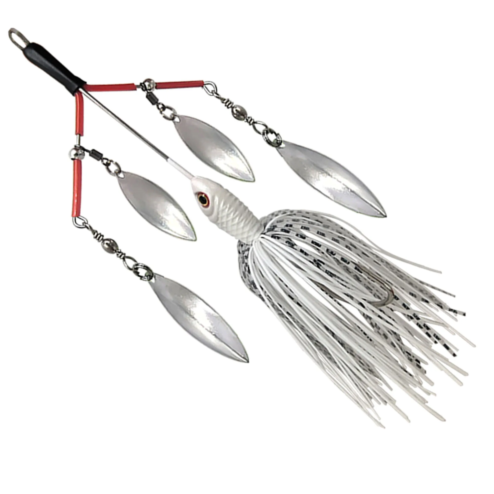 Mycena 27G Spinner Bait Angelköder Chatter Bait Spinnerbait Multirota Spinner Löffelköder für Hecht Peche Tackle Metall-Pailletten – Detail 4