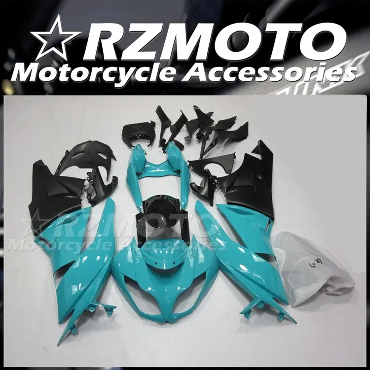 4Gifts New ABS Fairings Kit Fit For KAWASAKI ZX-6R ZX6R 636 2009 2010 2011 2012 09 10 11 12 Bodywork Set Sky Blue