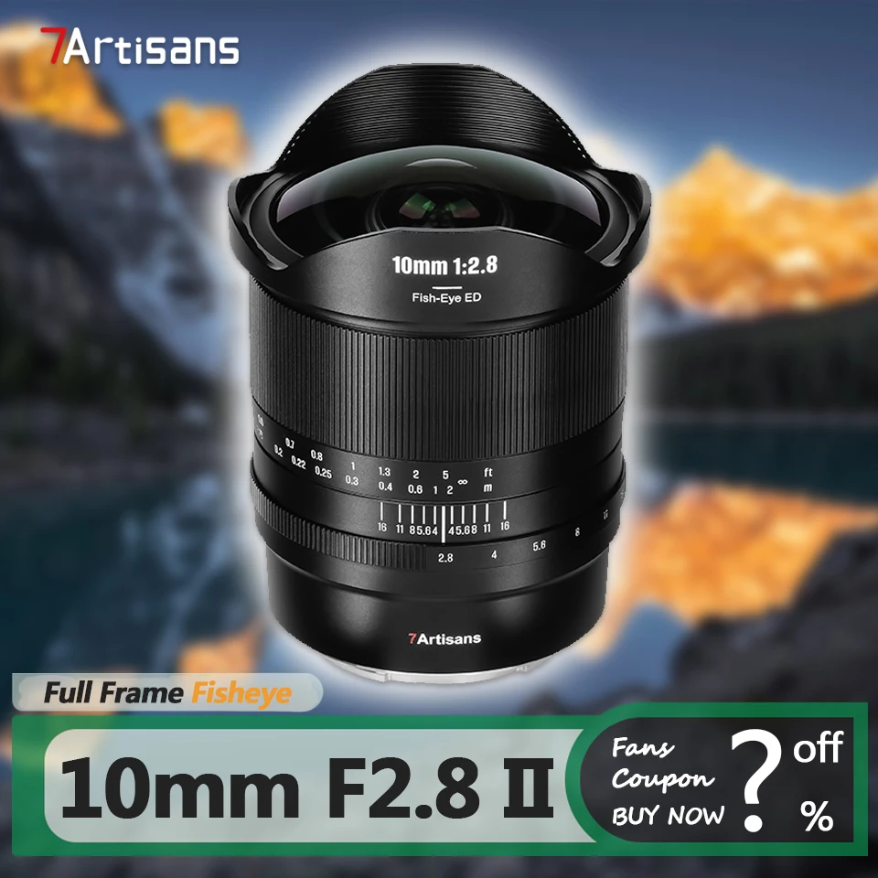 7artisans 10 mm F2.8 II Vollformat-Fisheye-Objektiv mit extrem weitem Winkel für Geisteswissenschaftenfotografie mit Sony E Nikon Z Canon RF L A7RIII
