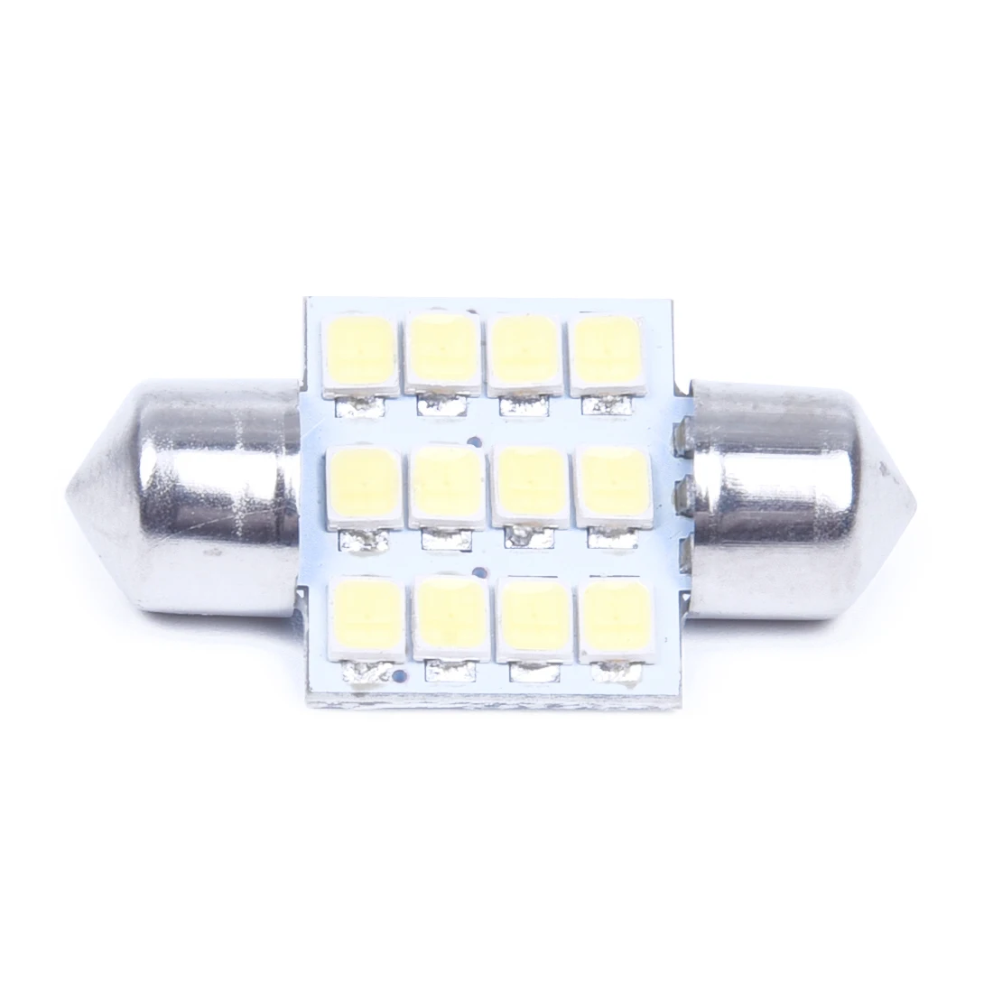 

T98C-2X C5W 12 LED SMD 31Mm Festoons Plate Bulb Ceiling Shuttle Nightlight Car Light Xenon White