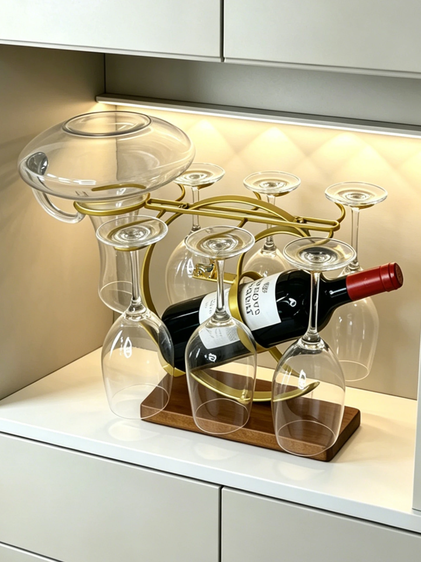 portabottiglie-e-portabicchieri-da-vino-in-ferro-battuto-con-base-in-legno-naturale-e-cavatappi-integrato
