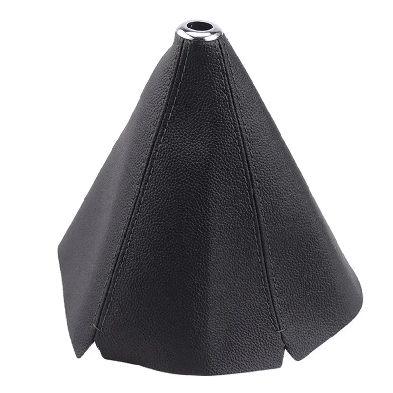 16mm universal PU leather car shift collar carbon fiber automatic car manual shift lever knob shift boot Dust cover leggings New