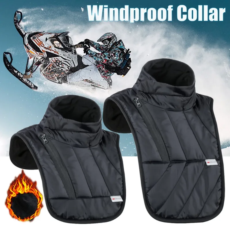 Motorcycle Windproof Collar Winter Cycling Sports Protective Equipment Universal Thinsulate Velvet Full Neck Protector Collar