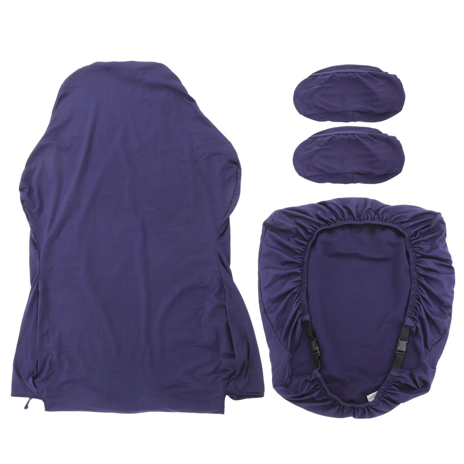 

1 set Elastic Polyester Gaming Chair Covers Removable Protective for Computer Office Seat Armrest Standard Chairs Home Study