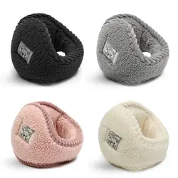 Earmuffs Dustproof Lã De Cordeiro Para Mulheres, Earcap, Ear Muffs Cover, Proteção De Ouvido Quente, Inverno