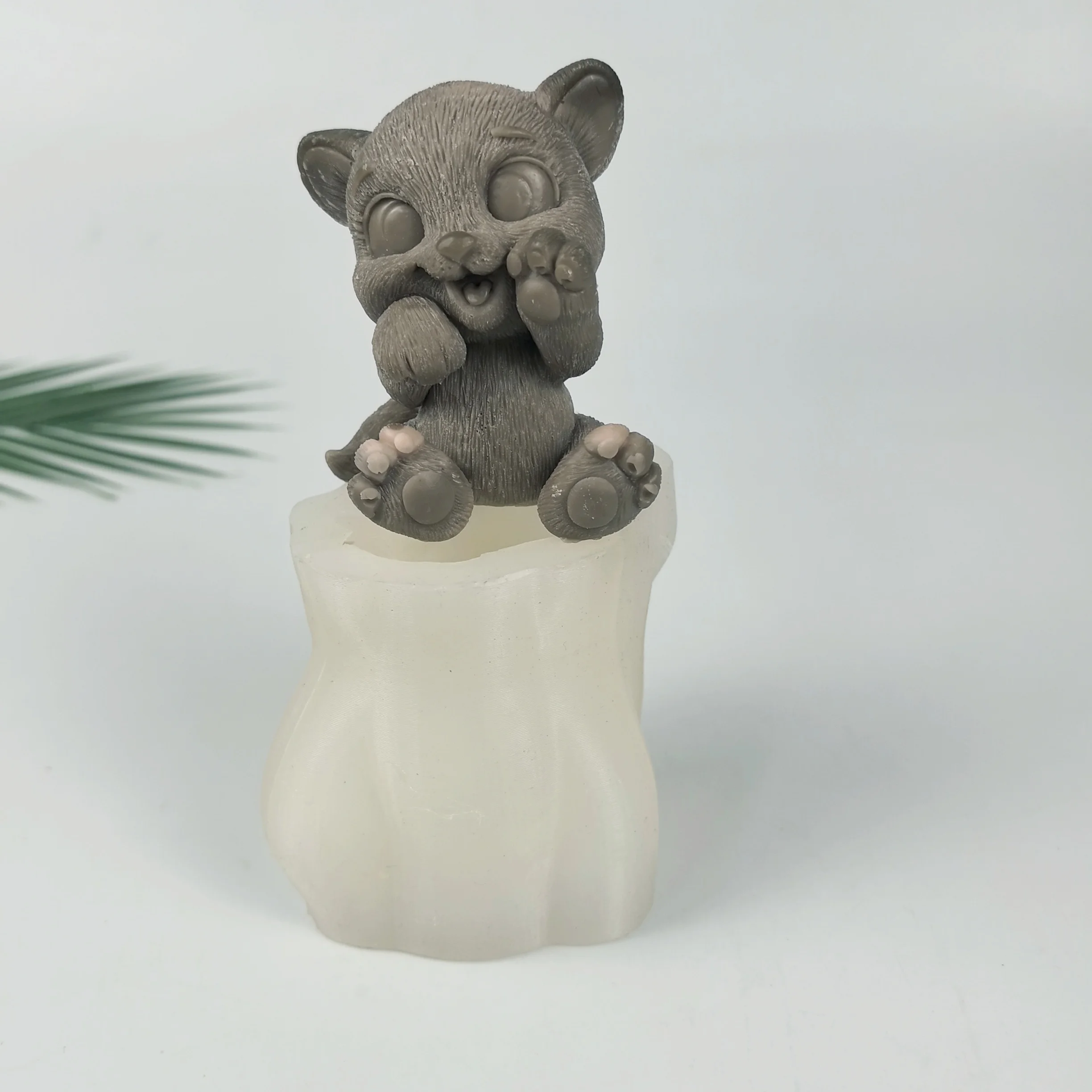 

3D формы для животных, милые кошки, силиконовые формы для свечей, мыла, смола, декор для торта, свечи на свадьбу, день рождения, ручная работа, DW0930