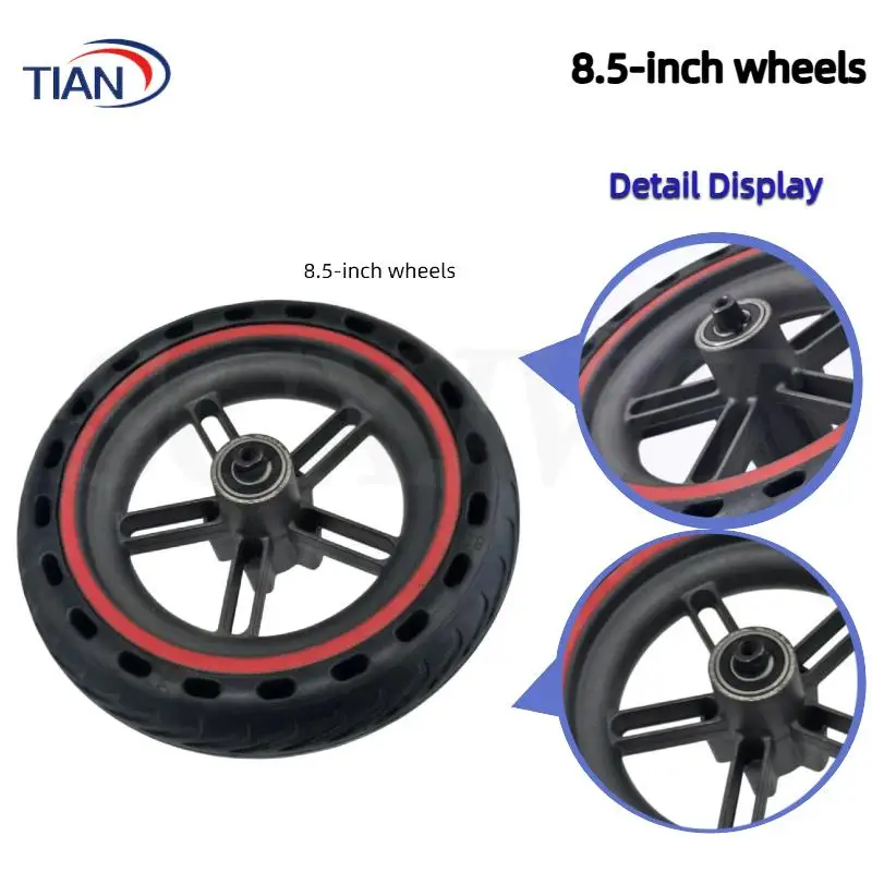 nouvelle-roue-en-alliage-d'aluminium-a-5-trous-avec-pneu-anti-crevaison-solide-de-85-pouces-pour-trottinette-electrique-xiaomi-m365