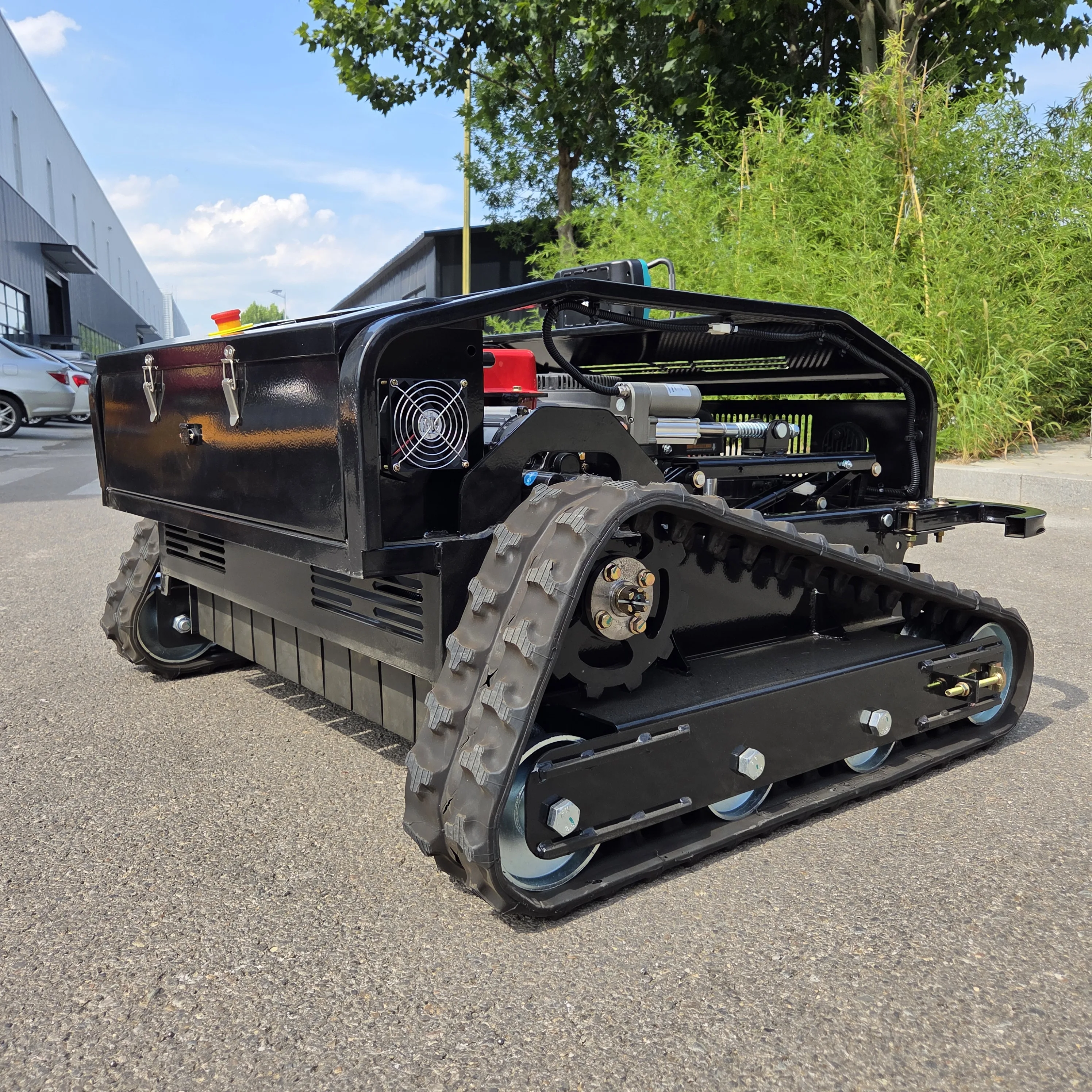 최대 800mm 등판 능력, 60도 등판, 가정용 원격 제어 잔디 깎는 기계, 원격 제어 리프팅 팁(20-150mm) 맞춤 지원