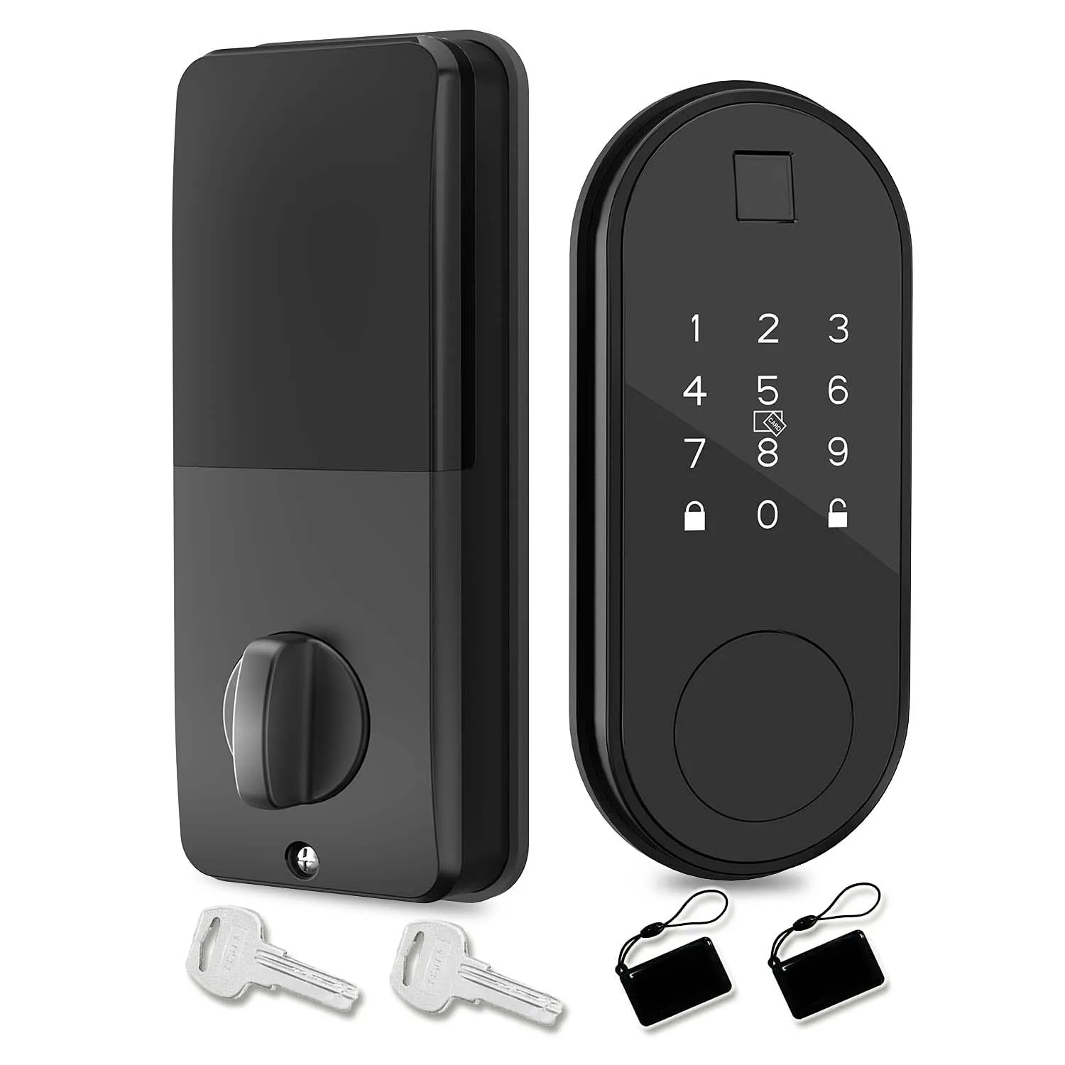 TTlock APP Smart Lock Keyless Entry Deadbolt Door Lock with keypads Biometric Fingerprint Electronic Remote Control Auto Lock