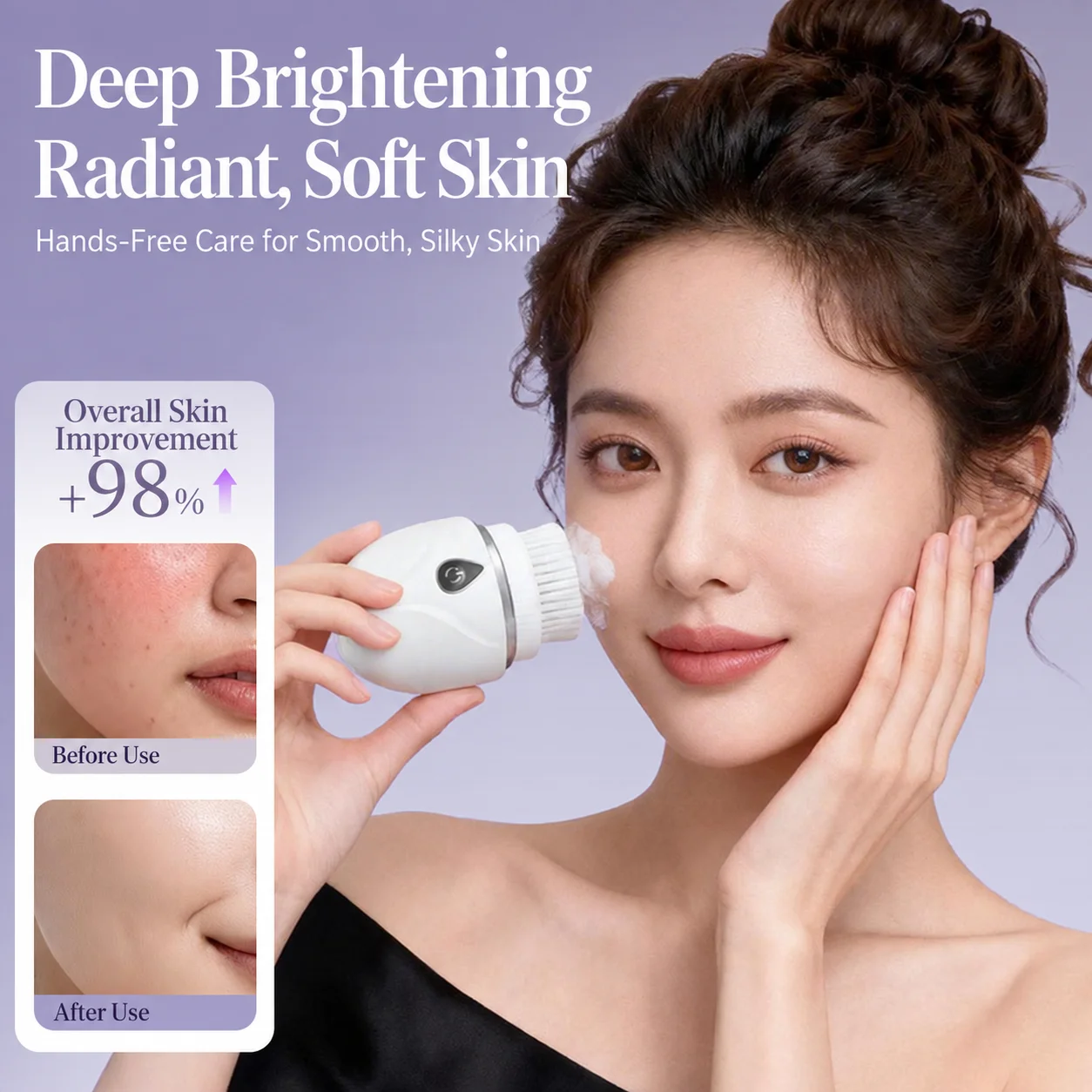 Portable Plastic Facial Scrubber Egg Shape Shell Skin Pore Washing Tool Aesthetic Personal Face Washer Skincare Shield