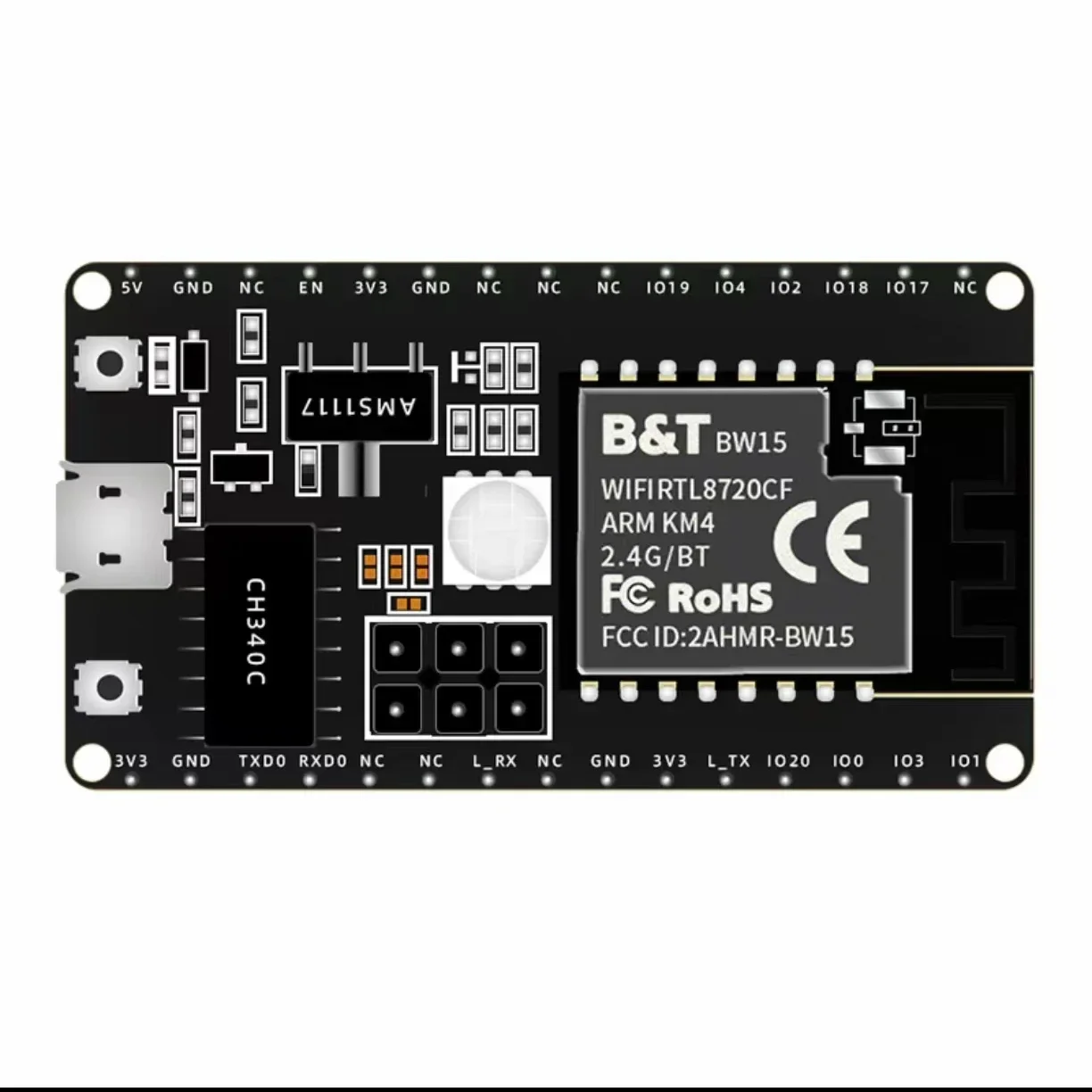 BW16-KIT Bw16 Rtl8710bx Bw12 Rtl8710bx Bw14 Rtl8720dn Rtl8710af Bw15 Nodemcu Seriële Poort Naar Wifi Draadloze Wifi-Module
