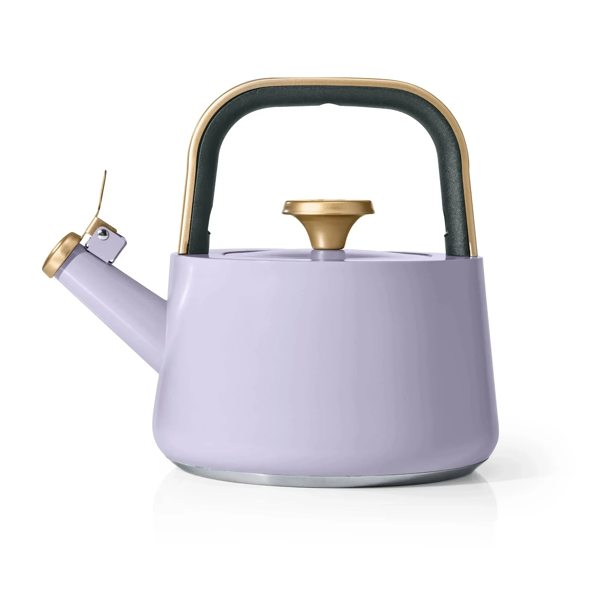 

Lavender Ceramic Tea Kettle, 1.8L Nonstick Stovetop Pot with Whistle, Induction Compatible, 7 Cups
