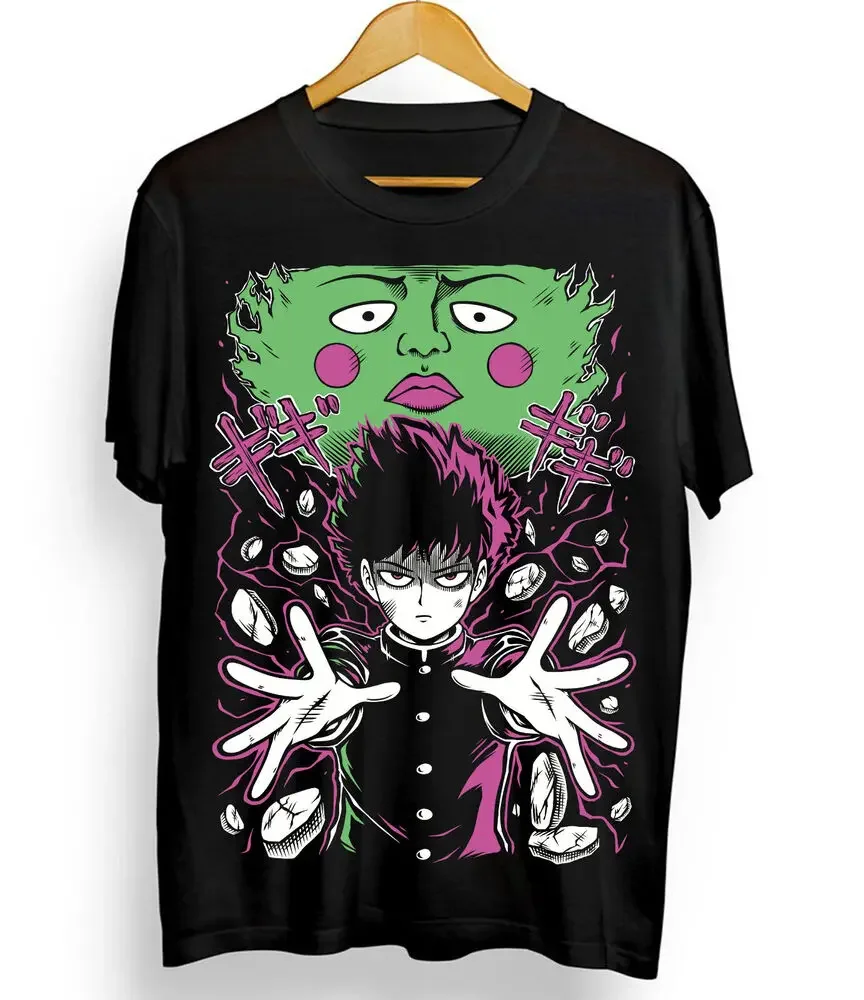 Mob Psycho 100 Cast T-Shirt Anime Manga Mob Psycho Dimple T-Shirt Tee All Size