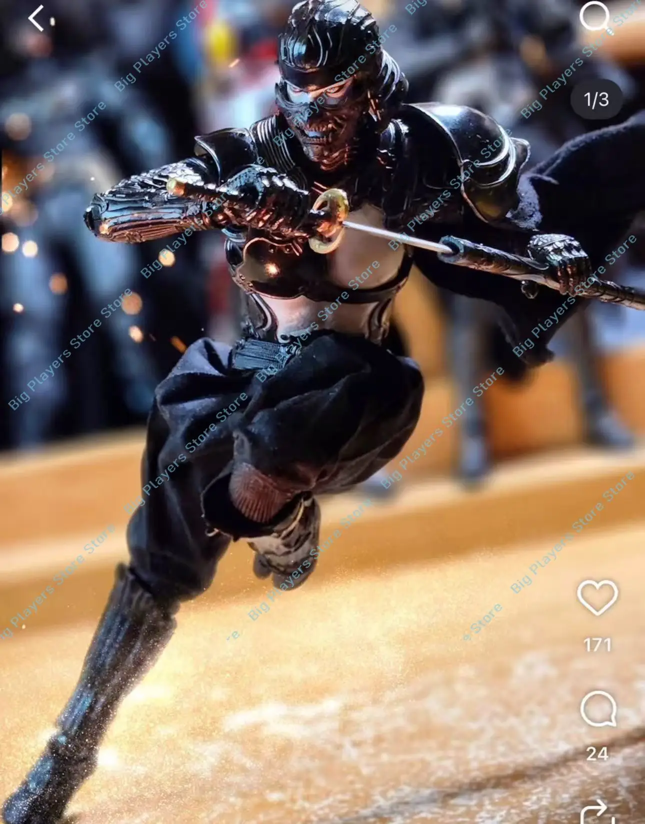 Spot Goods DARKCROWN TOYS BURNINGSOULS Movable Model Toys 6 INCHES SCALE COLLECTIBLEFIGURE Samurai view 5
