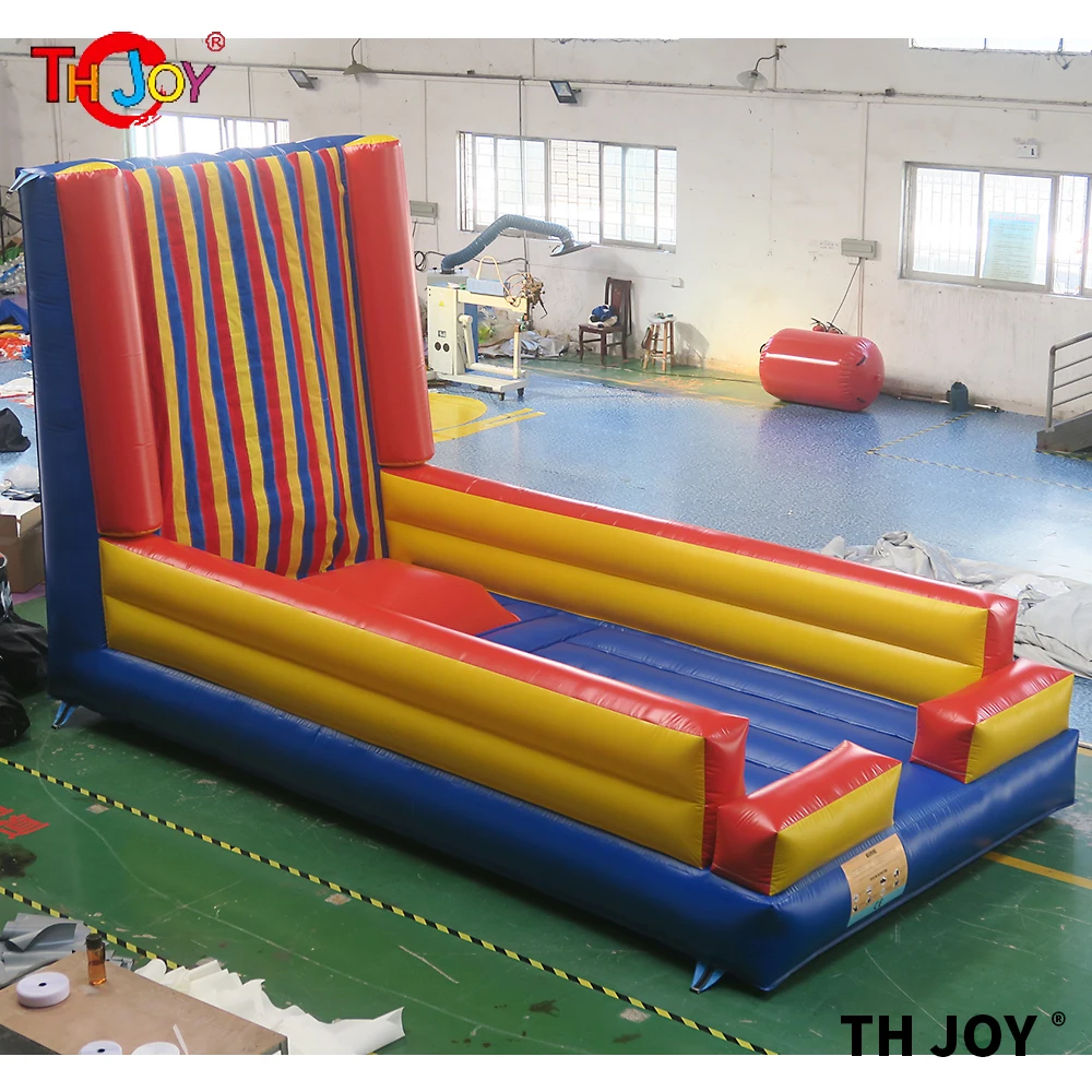 Mur de saut collant gonflable gonflable avec costumes lit de saut collant d'escalade gonflable