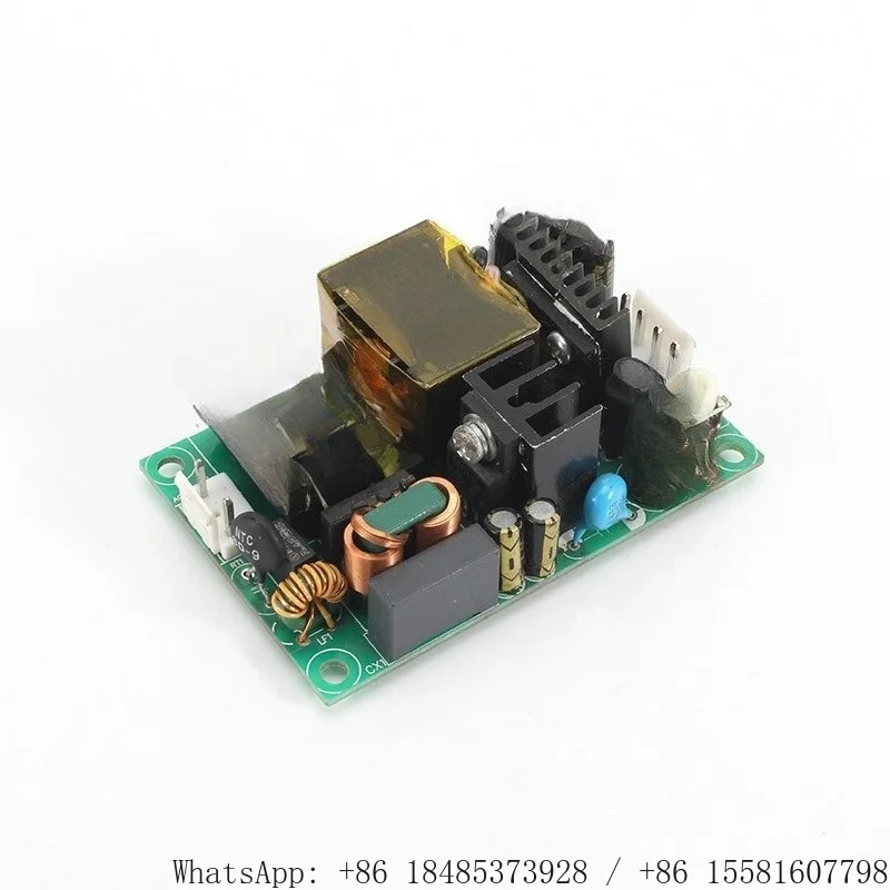 2pcs 60W 12V 5A AC-DC Bare Switching Power Supply Board Wide Voltage Input Regulated Power Module For Industrial Equipment