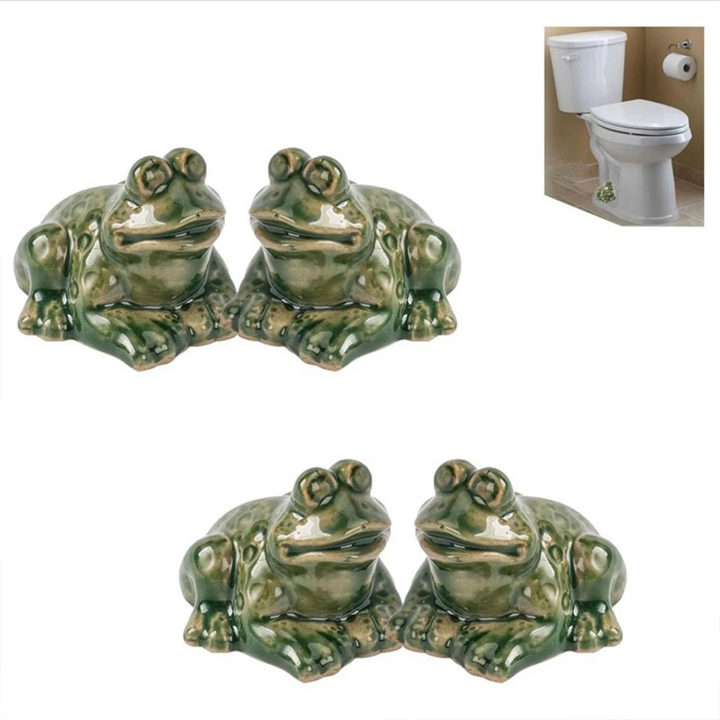 Cute Frog Bathroom Decor Toilet Floor Bolt Caps Ceramic Sea Turtle Toilet Bolt Caps Toilet Replacement Parts Gadgets Accessories