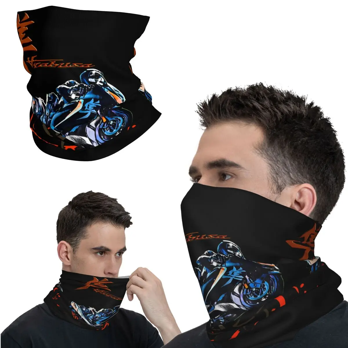 Slick As Grease Bandana Neck Gaiter Motorcycle Club New Hayabusa Face Scarf Multifunctional Headwear Cycling Unisex Adult Winter