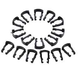 Yetaha 20Pcs Car Fuel Filter Tubing Connector Fastener Clip Plastic Rivet For Skoda/Octavia/Bora/Jetta