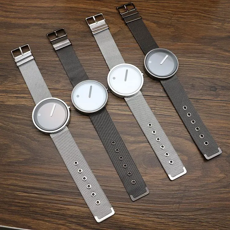 Men's Watch Korean Edition Student Simple New Concept Watch Trendy Male Trendy Women's Versatile Belt Fashion Quartz Watch