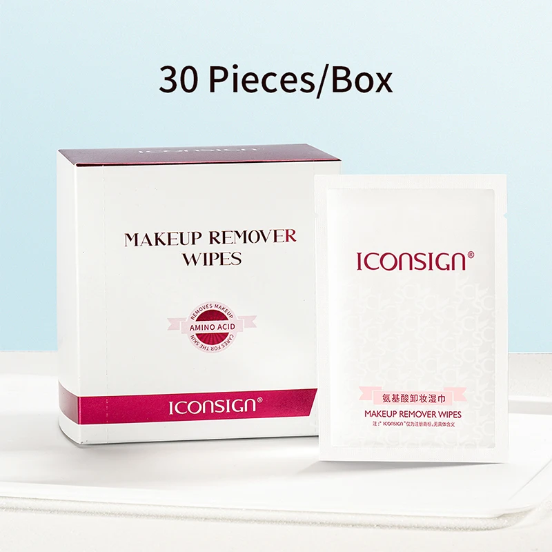 

30 Pieces/Box Remover Wipes Cotton Pads No Harm Skin Cleaning Make Up Remover Makeup Tools