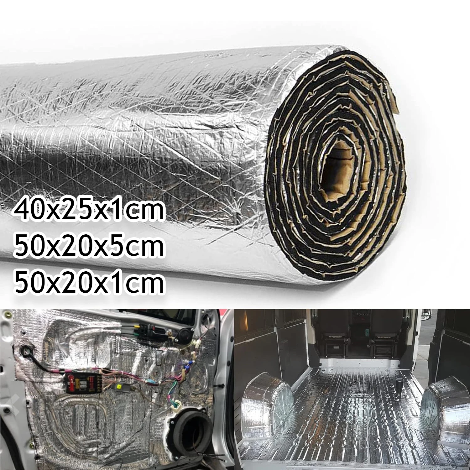 Insulation Thickness Car Sound Mat Proofing Deadener Heat Noise Deadening Mat Hood Closed Cell Foam Waterproof Fire